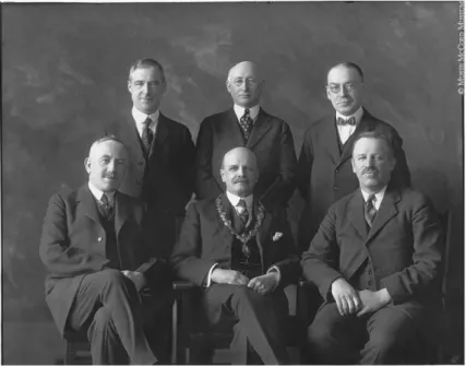 Figure 3.5 – « Fit and proper persons » : le conseil municipal de Westmount en 1927 
