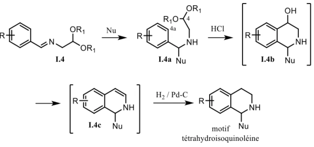Figure I.5. Différentes méthodologies de synthèse des quinolozidines et indolizidines