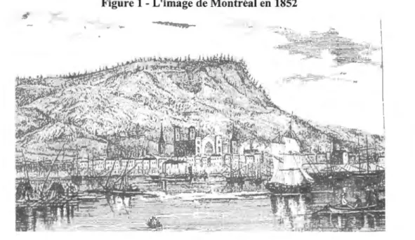 Figure 1 -L'image de Montréal en  1852  ..... 