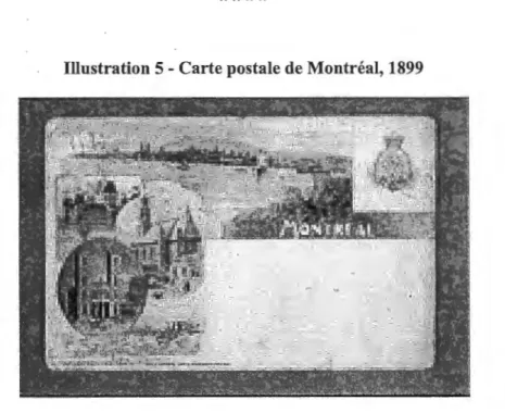 Illustration 5 - Carte postale de Montréal, 1899 
