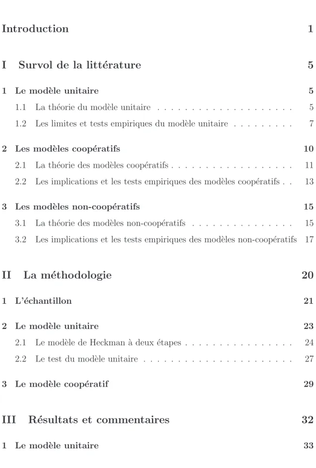 Table des mati` eres