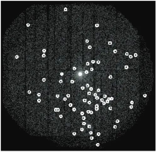 Figure 2: Detection of 71 secondary sources in the EPIC field of view around Plaskett’s star.