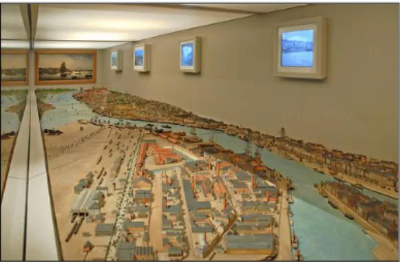 Figure 5. Nantes 1900 mock-up in room 21 