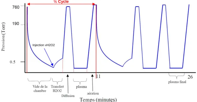 Figure 10 : Cycle Rapide du Sterrad ®  100NX 