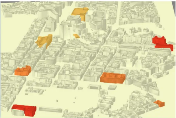 Figure 11. The best global viewpoint for the whole set of railway and subway stations.