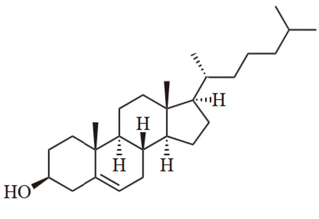 Figure 5. Structure du cholestérol  (8)