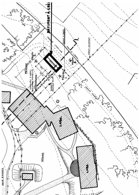 Figure 2 : Selected location of the building on the FUL campus 