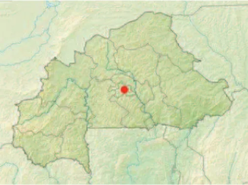 Fig.  : 1.4 Localisation de Ouagadougou   