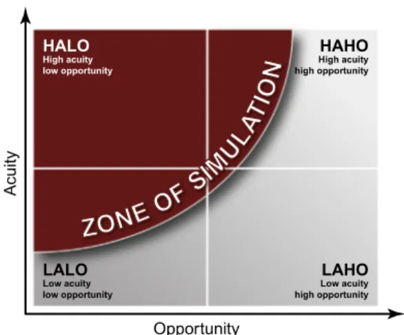 FIGURE 18.3 The zone of simulation matrix. Source:
