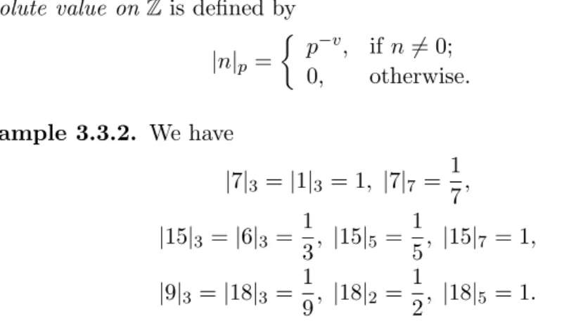 Table 3.1. The preperiod of (U i mod 3 v ) i≥0 is bounded by v.
