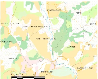 Figure 3 - Map commune FR insee code 34169.png  1er janvier 2012 