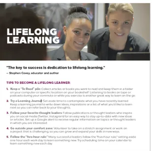 Figure 7: Thrive@Hilton: Mind - Lifelong Learning (Thrive Guide, page 19) 