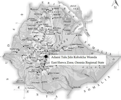 Fig. 2: Selected study site in Ethiopia