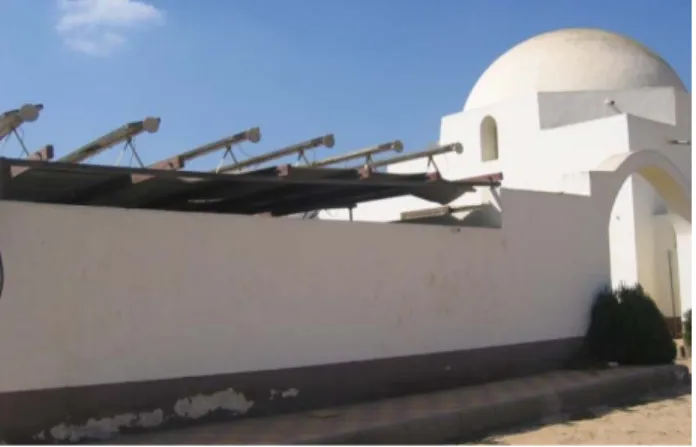 Fig. 7: The house with PV panels array  