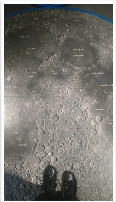 Figure 12 : Carte au sol de la Lune. 