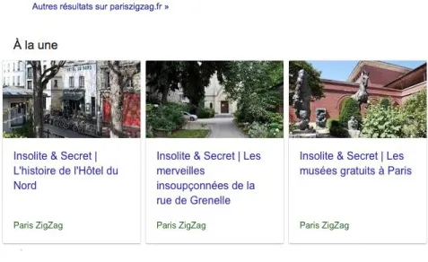 Illustration n°14 : L’Insolite chez Paris Zigzag. 