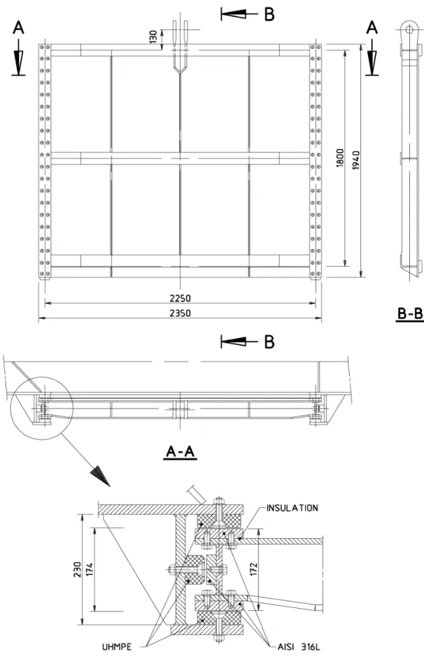 Figure   2.20 Vanne levante avec UHMPE 