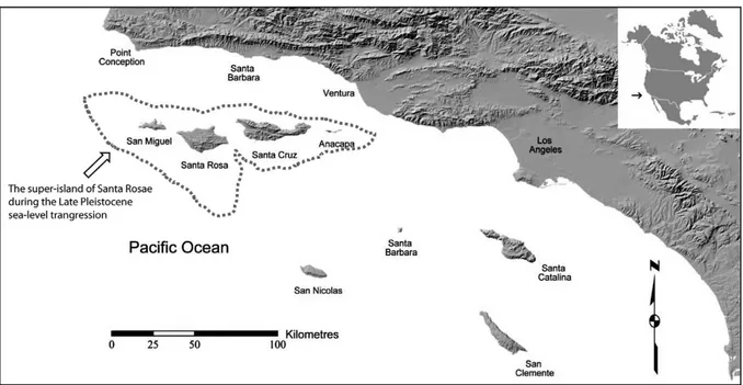 Figure 11 : Carte des iles Channel, Californie, États-Unis issue de Semprenbon et al (2015) 