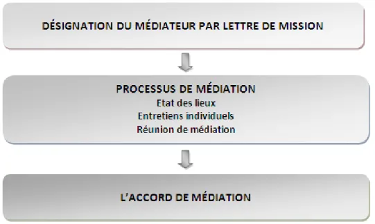 Figure 2 : Synthèse du processus de médiation 