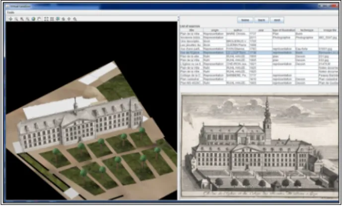 Figure 4: Remacle Le Loup’s version of a building facade is  displayed in place of Ruhl’s version
