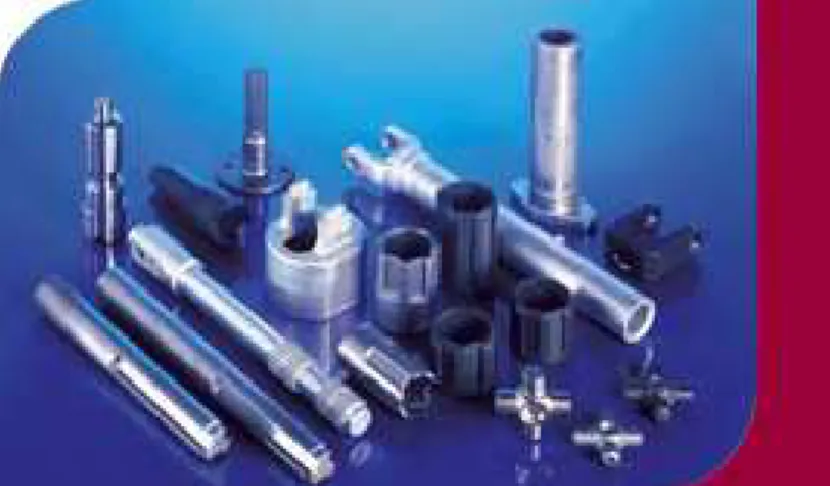 Figure 10 : quelques pièces fabriquées par Gévelot extrusion  