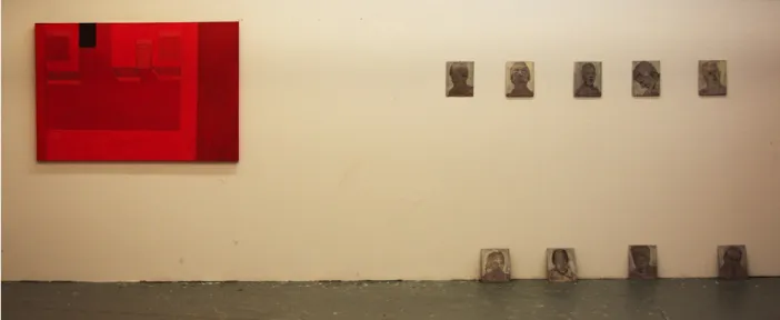 Figure 8 : Maude Thibault-Morin. Corpus : Les tableaux rouges. 2015. 