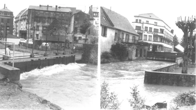 Figure 6 : Crue de la Zorn du 26 mai 1983 à Saverne (source : Kuhn) 