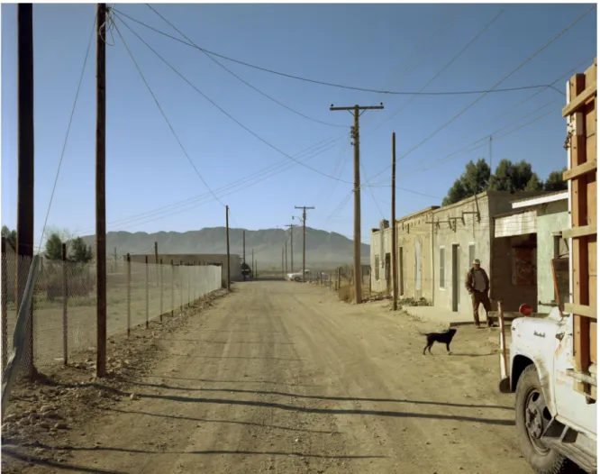 Figure 9 : Alley, Presidio, Texas, February 21, 1975. Stephen Shore. 1975. 