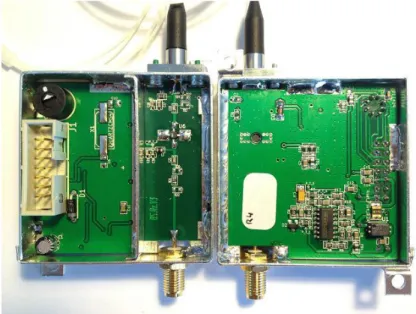 Figure 38: Récepteur Broady Solutions pour liaison RoF (vue de dessus et de dessous