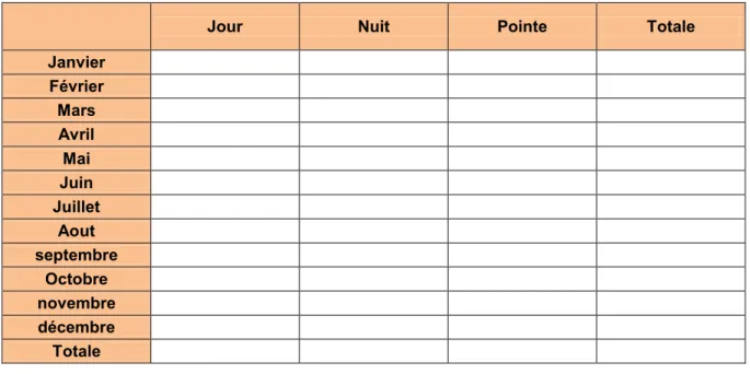 Figure 8: Consommations electriques au TCE    