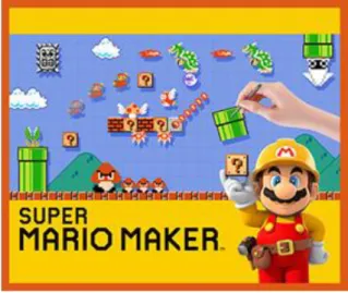 Figure 4 – Players had not waited for the release  of  Super  Mario  Maker  in  2015  to  unofficially  create their own Mario games 