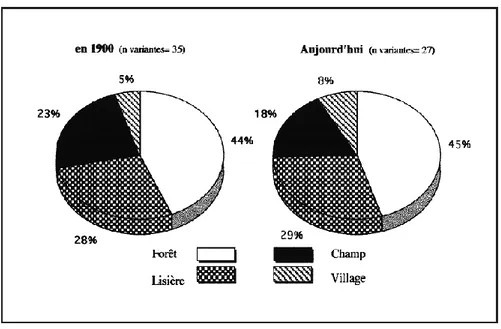Figure  5:  Stabilité  écosystémique  du  piégeage  Mvae  entre  1900  et  1995  (Source: Dounias, 1999) 