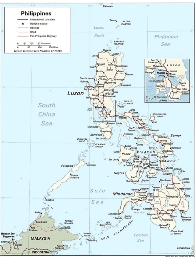 Figure 6 Map of the Philippines, 