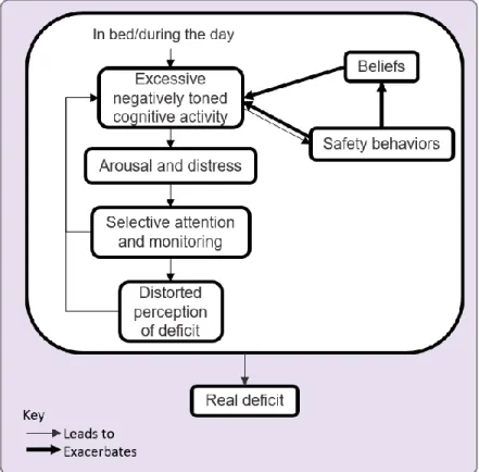 Figure 4. Modèle cognitif de l’insomnie 