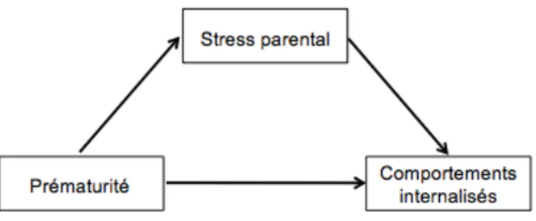 Figure 1 : Représentation du modèle conceptuel de médiation 