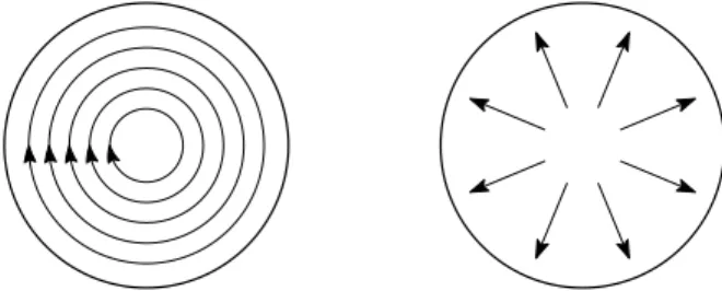 Figure 2.3 – Illustration des composantes transverses du champ électrique du mode TE 01