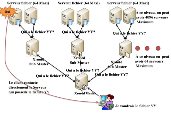 Figure 7 : Xrootd architecture 