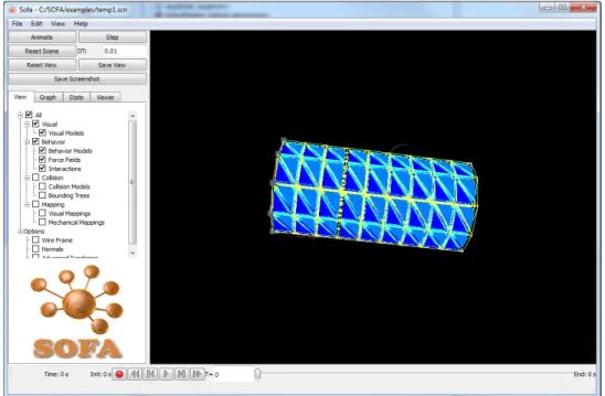 Figure 3.3: The corresponding simulation interface