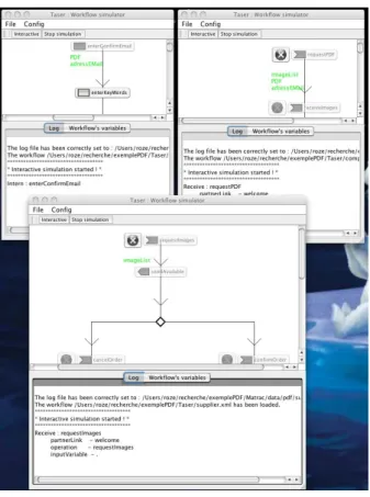 Figure 11: Snapshot of Taser graphical mode