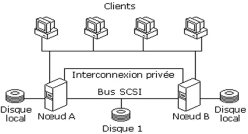 Figure n°17: Cluster de server 