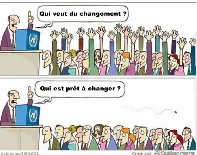 Figure 10 : Résistance au changement 