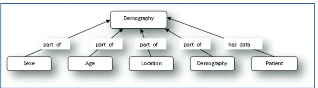 Figure 33 : la classe Demography, ses sous-classes et les relations entre elles 