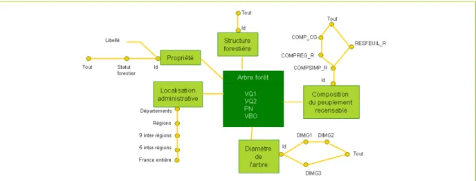 Figure 2-5. Schéma multidimensionnel  "Ressource" 
