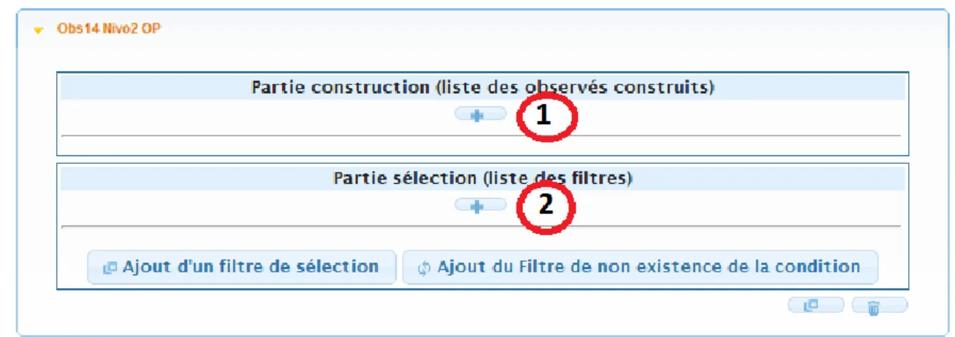 Figure 29 : Patron de règle initialisé 