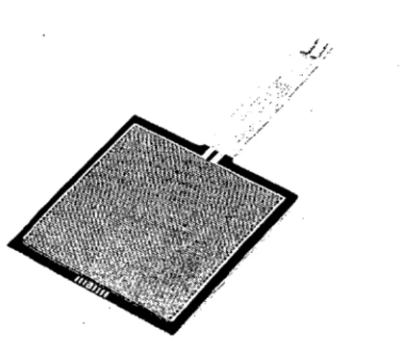 Figure  2.4  Accéléromètre  3  axes  sur une carte d ’interface  [27].