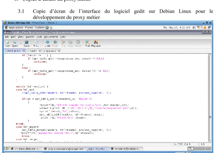 Diagramme UML de réception d’une requête HTTP cliente et génération d’un log métier : 