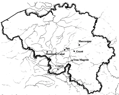 Figure 1 - Principal sites mentioned in the text.
