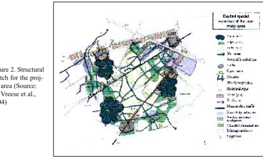 Figure 2. Structural  sketch for the  proj-ect area (Source: 