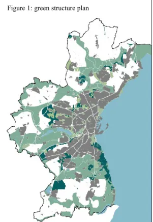 Figure 1: green structure plan 