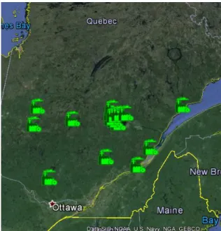 Figure 2 - View of Resolute's sawmills located in Province of Québec 